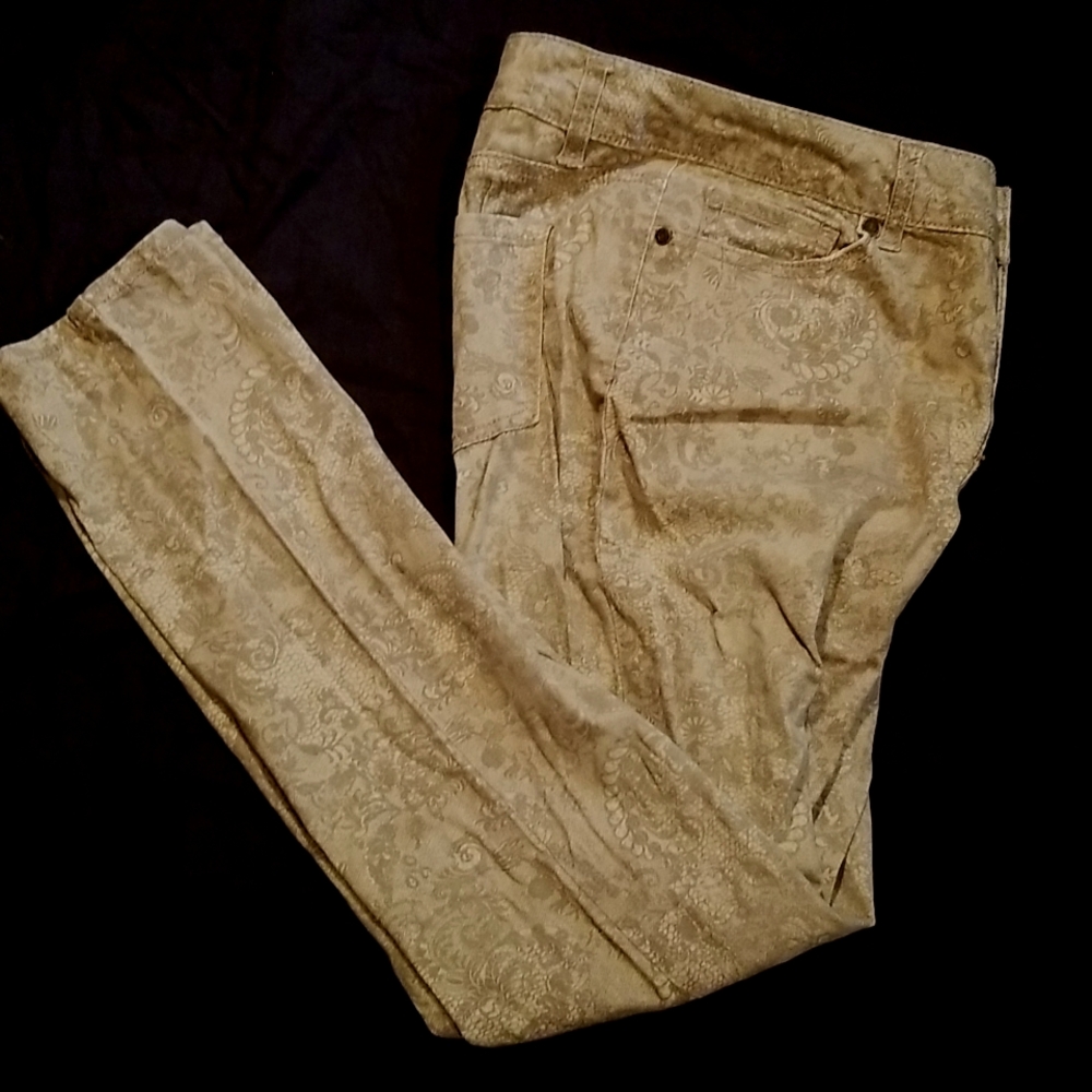 Lace print Jeans